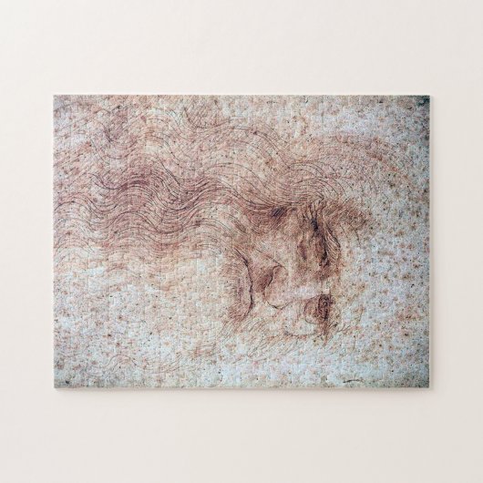 Zelfportret, Leonardo da Vinci Legpuzzel (Horizontaal)