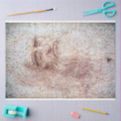 Zelfportret, Leonardo da Vinci Tissuepapier (Craft)