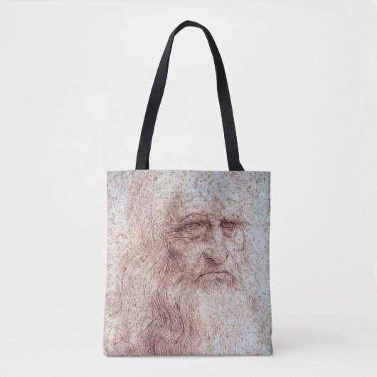 Zelfportret, Leonardo da Vinci Tote Bag (Voorkant)