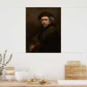 Zelfportret met Beret door Rembrandt Poster (Keuken)