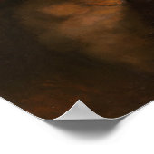 Zelfportret met Beret door Rembrandt Poster (Hoek)