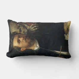 Zelfportret met de dood als violist (door Böcklin) Kussen