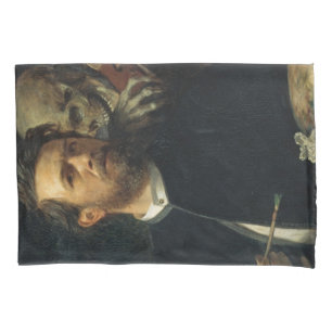 Zelfportret met de dood als violist (door Böcklin) Kussensloop