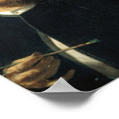 Zelfportret met de dood | Arnold Böcklin Poster (Hoek)