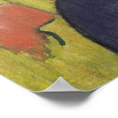 Zelfportret met de Gele Christus, 1890 Poster (Hoek)