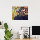 Zelfportret met de Gele Christus, 1890 Poster (Thuiskantoor)