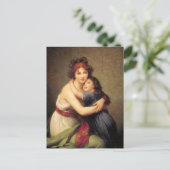Zelfportret met dochter van Elisabeth Le Brun P Briefkaart (Staand voorkant)