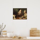 Zelfportret met Dominique Herment 1769 Poster (Keuken)
