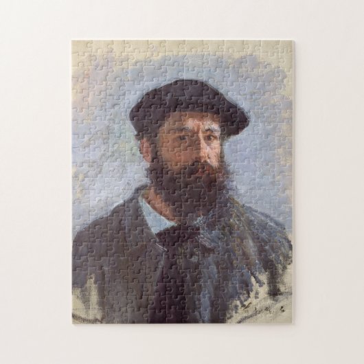 Zelfportret met een Beret Monet Fine Art Legpuzzel (Verticaal)