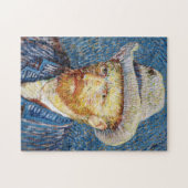 Zelfportret met felt Pet Vincent van Gogh art Legpuzzel (Horizontaal)