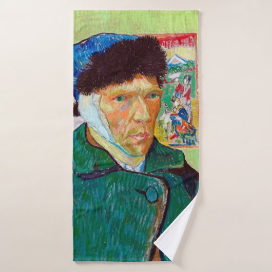 Zelfportret met gebandatuurd oor, Van Gogh Badhanddoek (Badhanddoek)