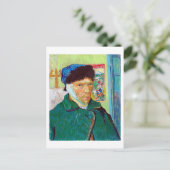 Zelfportret met gebandatuurd oor, Van Gogh Briefkaart (Staand voorkant)