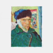 Zelfportret met gebandatuurd oor, Van Gogh Fleece Deken (Voorkant)