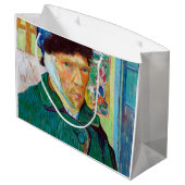 Zelfportret met gebandatuurd oor, Van Gogh Groot Cadeauzakje (Achterkant Gekanteld)