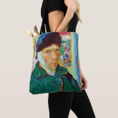 Zelfportret met gebandatuurd oor, Van Gogh Tote Bag (Dichtbij)