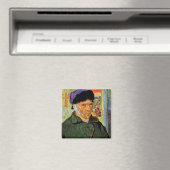 Zelfportret met gebandatuurde oren van Gogh Magneet (Insitu (Vaatwasser))