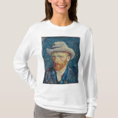 Zelfportret met grijs Pet door Vincent van Go T-shirt (Voorkant)