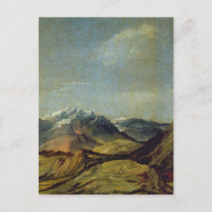 Zelfportret met handschoenen, 1498 briefkaart