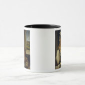 Zelfportret met handschoenen, 1498 mok (Midden)