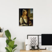 Zelfportret met handschoenen, 1498 poster (Thuiskantoor)