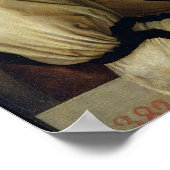 Zelfportret met handschoenen, 1498 poster (Hoek)