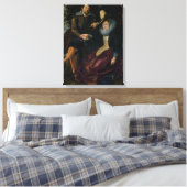 Zelfportret met Isabella Brandt Canvas Afdruk (Insitu (Slaapkamer))