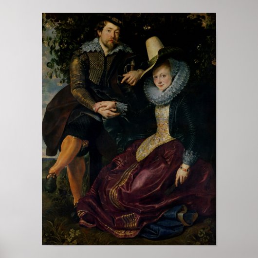 Zelfportret met Isabella Brandt Poster (Voorkant)