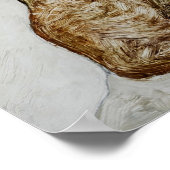 Zelfportret met kale schouder, door Schiele Poster (Hoek)