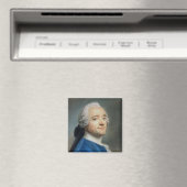 Zelfportret met kant jabot magneet (Insitu (Vaatwasser))