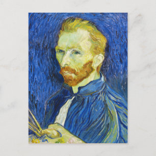 Zelfportret met Pallette vincent van gogh Briefkaart