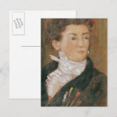 Zelfportret met penselen briefkaart (Voorkant / Achterkant)
