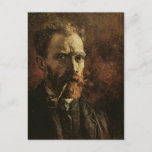 Zelfportret met pijp, Van Gogh Fine Art Briefkaart<br><div class="desc">Zelfportret met Pipe, Vincent van Gogh. Olie op doek, 46 x 38 cm. Amsterdam, Van Gogh Museum. F 180, JH 1194 Vincent Willem van Gogh (30 maart 1853 - 29 juli 1890) was een Nederlandse Post-Impressionistische kunstenaar. Sommige van zijn schilderijen behoren nu tot de bekendste, populairste en dure kunstwerken ter...</div>