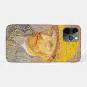 Zelfportret met strohoed Kunst van Vincent Van Gog Case-Mate iPhone Case (Achterkant (horizontaal))
