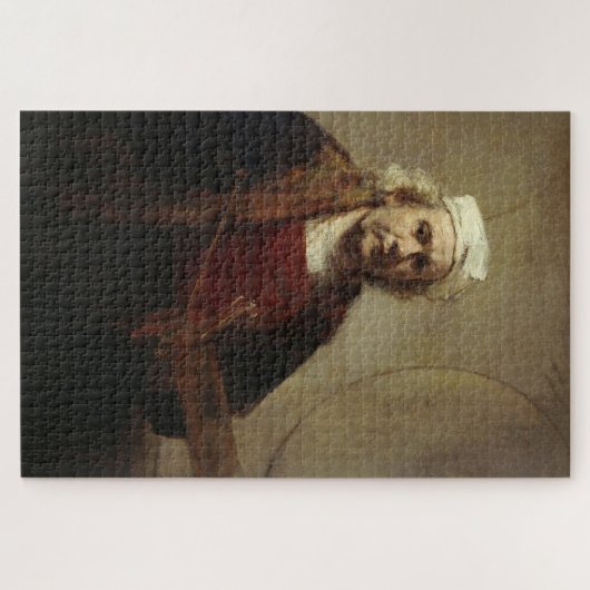 Zelfportret met twee cirkels: Genius Rembrandt Legpuzzel (Horizontaal)