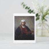 Zelfportret met twee cirkels, Rembrandt Briefkaart (Staand voorkant)