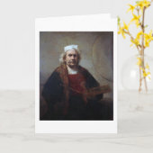 Zelfportret met twee cirkels, Rembrandt Kaart (Gele Bloem)
