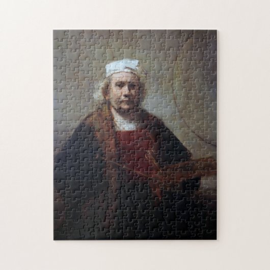 Zelfportret met twee cirkels, Rembrandt Legpuzzel (Verticaal)