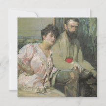 Zelfportret met vrouw (door Frantisek Kupka)
