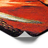 Zelfportret met zonnebloem, beroemd kunstwerk poster (Hoek)