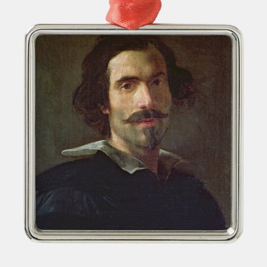Zelfportret Metalen Ornament (Voorkant)