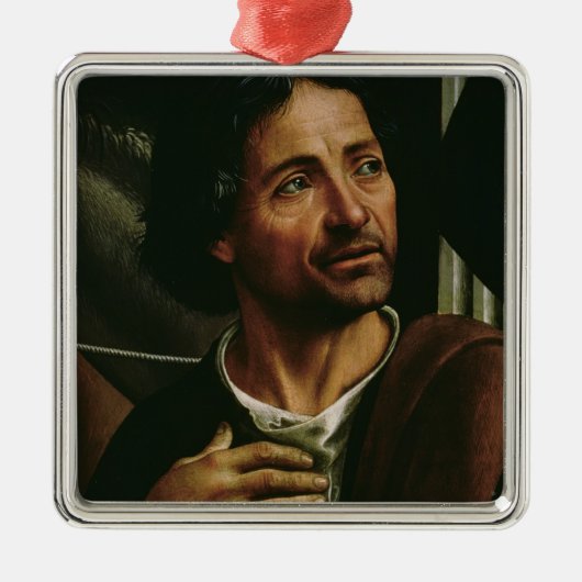 Zelfportret Metalen Ornament (Voorkant)
