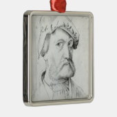 Zelfportret Metalen Ornament (Rechts)