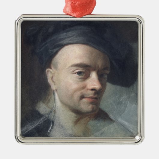 Zelfportret Metalen Ornament (Voorkant)