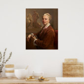 Zelfportret - Nicolas de Largillierre Fine Art Poster (Keuken)