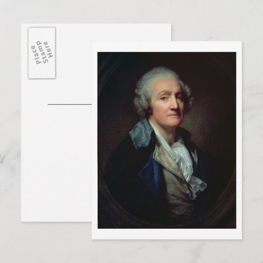 Zelfportret (olie op canvas) 2 briefkaart (Voorkant / Achterkant)