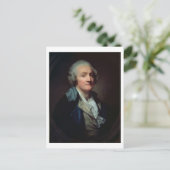 Zelfportret (olie op canvas) 2 briefkaart (Staand voorkant)