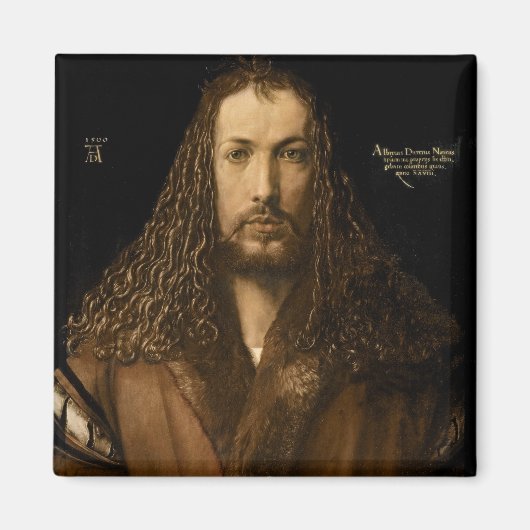 Zelfportret op achtentwintigjarige leeftijd, 1500 magneet (Voorkant)