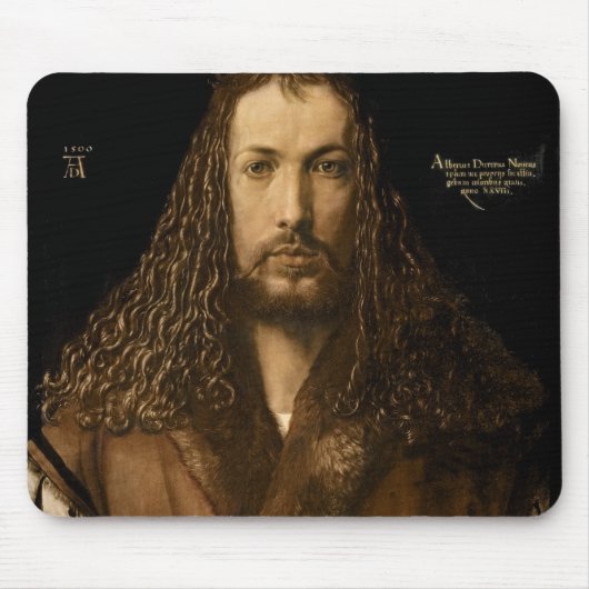 Zelfportret op de achtentwintigste leeftijd van 15 muismat (Voorkant)