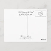 Zelfportret op het Easel Briefkaart (Achterkant)