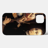 Zelfportret op het Easel Case-Mate iPhone Case (Achterkant (horizontaal))